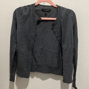 Gray Banana Republic cardigan